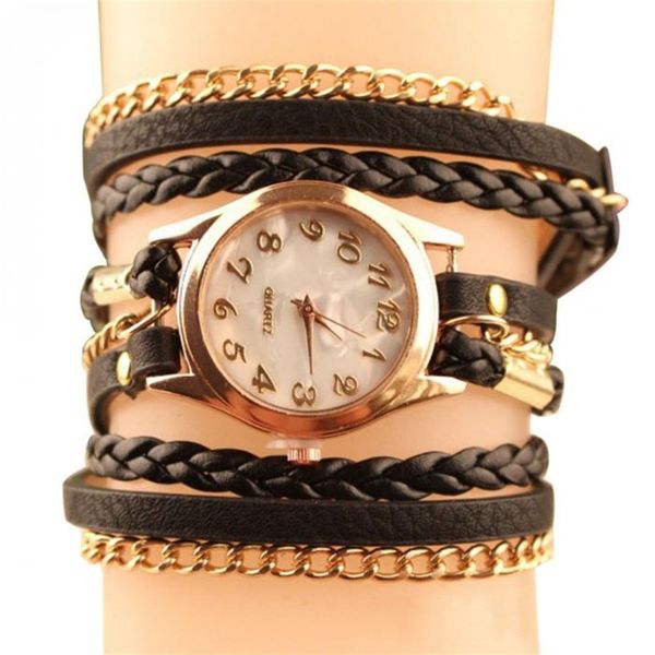new new fashion korean style retro bracelet watches women casual knit long pu leather quartz watch relogio smile, Slivery;brown
new new fashion korean style retro bracelet watches women casual knit long pu leather quartz watch relogio smile, Slivery;brown