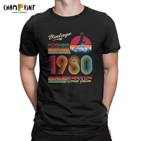 novelty vintage november 1980 40th birthday 40 years old gift t-shirts for men t shirt short sleeve tee shirt original
novelty vintage november 1980 40th birthday 40 years old gift t-shirts for men t shirt short sleeve tee shirt original