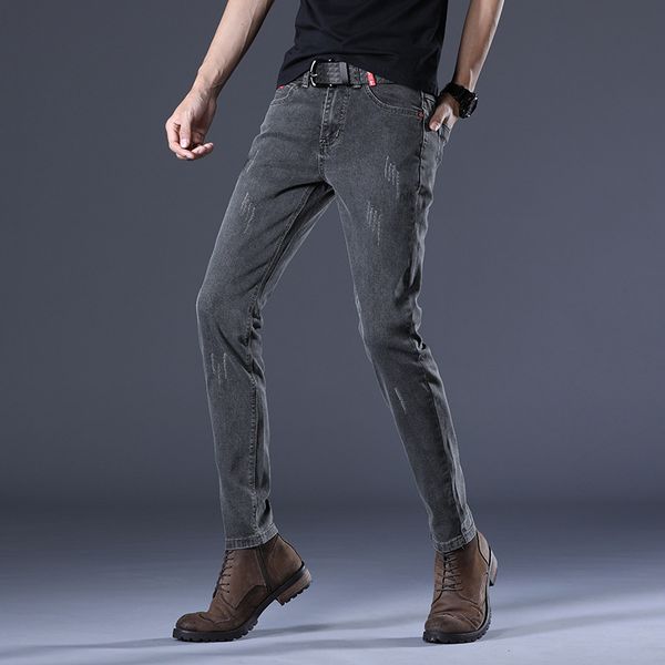 men's jeans men pants greyish black male slim fit elasticity korean-style trend trousers casual, Blue
men's jeans men pants greyish black male slim fit elasticity korean-style trend trousers casual, Blue