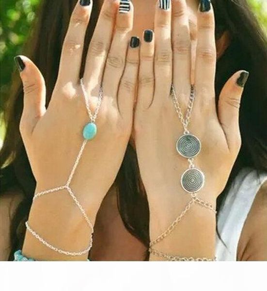 оптово-celebrity мульти цепи ручной ведомый boho бирюзовый бисера кисточкой браслет ведомый finger set hand harness мода, Golden;silver
оптово-celebrity мульти цепи ручной ведомый boho бирюзовый бисера кисточкой браслет ведомый finger set hand harness мода, Golden;silver