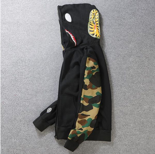 19fw camouflage winter hoodies men letters embroidery sweatshirt cardigan coat shark's mouth streetwear hip hop clothes s-2xl, Black
19fw camouflage winter hoodies men letters embroidery sweatshirt cardigan coat shark's mouth streetwear hip hop clothes s-2xl, Black