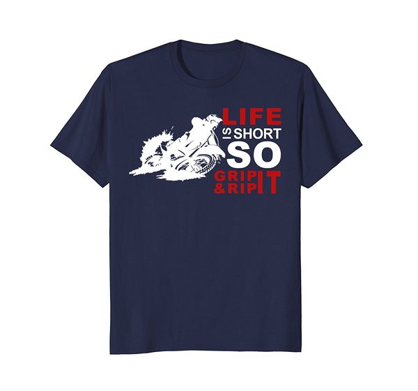 fashion men t shirt life is short so grip it and rip it motocross t-shirt summer t-shirt
fashion men t shirt life is short so grip it and rip it motocross t-shirt summer t-shirt