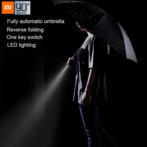 new 90fun automatic reverse umbrella men led luminous windproof folding business strong umbrella anti uv 2colors
new 90fun automatic reverse umbrella men led luminous windproof folding business strong umbrella anti uv 2colors