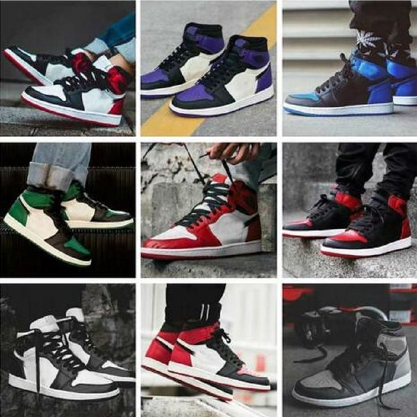 with box womens new jumpman 1s men basketball shoes obsidian unc crimson tint black and white panda 1 chicago white grey sports shoes
with box womens new jumpman 1s men basketball shoes obsidian unc crimson tint black and white panda 1 chicago white grey sports shoes