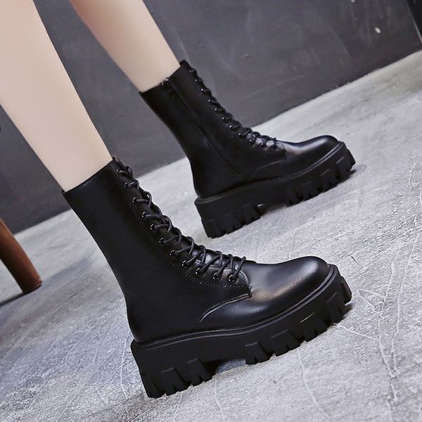 women's mid calf boots lace up boots-women round toe platform rock shoes woman flat heel booties ladies luxury designer, Black
women's mid calf boots lace up boots-women round toe platform rock shoes woman flat heel booties ladies luxury designer, Black
