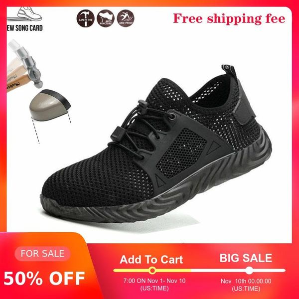 2020 indestructiblemen shoes steel toe air safety casual shoes puncture-proof work sneakers breathable safety men, Black
2020 indestructiblemen shoes steel toe air safety casual shoes puncture-proof work sneakers breathable safety men, Black