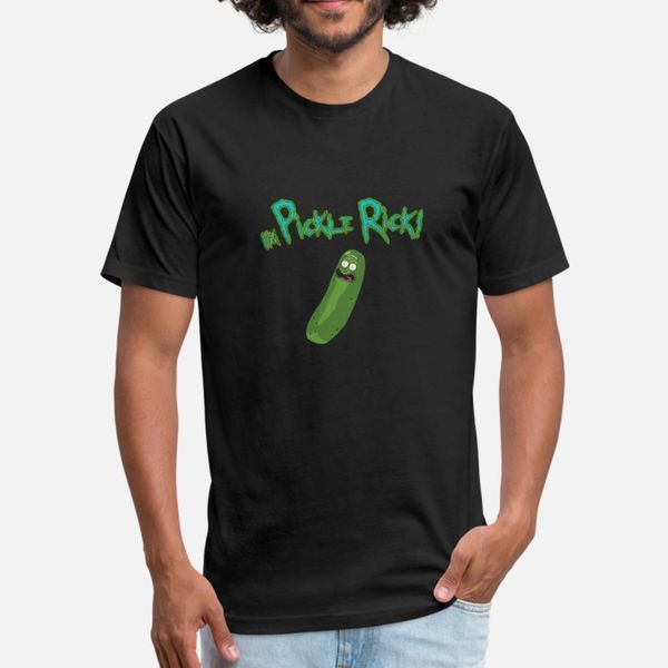 i m pickle rick t shirt men graphic 100% cotton o neck outfit graphic funny summer style unique shirt