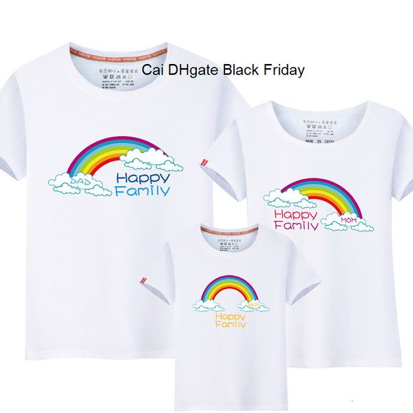 2020 cotton rainbow pattern family matching t-shirt summer parent child clothing casual dad mom kids tees family look, Blue
2020 cotton rainbow pattern family matching t-shirt summer parent child clothing casual dad mom kids tees family look, Blue
