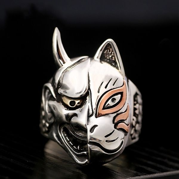 personality creative design vintage 925 silver ring sided personality skull ring men's punk party jewelry size 7-14
personality creative design vintage 925 silver ring sided personality skull ring men's punk party jewelry size 7-14