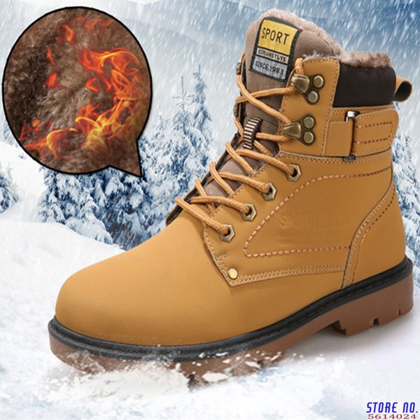men booties new fashion pu leather wear resisting snow men working fashion casual shoes keep warm winter botas 2020, Black
men booties new fashion pu leather wear resisting snow men working fashion casual shoes keep warm winter botas 2020, Black