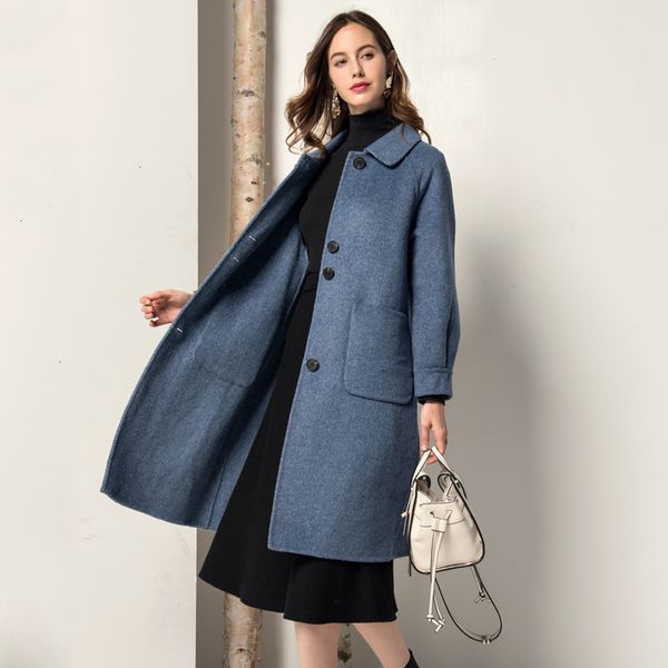 women's wool & blends winter coat women real fur korean warm jacket for womens clothing abrigos mujer invierno 2021 f201 yy1029, Black
women's wool & blends winter coat women real fur korean warm jacket for womens clothing abrigos mujer invierno 2021 f201 yy1029, Black