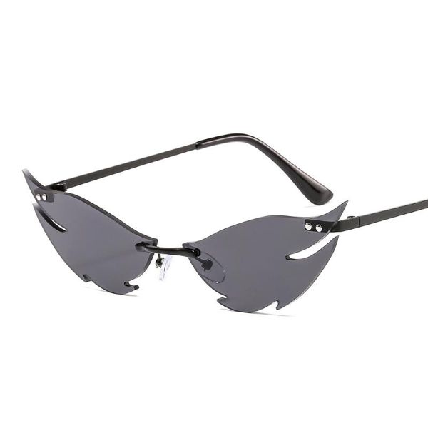 women fashion sunglasses luxury metal wave sun glasses for rimless shades uv400 eyewear mirror women vintage wfnje, White;black
women fashion sunglasses luxury metal wave sun glasses for rimless shades uv400 eyewear mirror women vintage wfnje, White;black