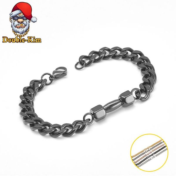 retro men cross bracelet hip-hop street culture titanium stainless steel material chain bracelet men fashion trendy jewelry gift, Black
retro men cross bracelet hip-hop street culture titanium stainless steel material chain bracelet men fashion trendy jewelry gift, Black