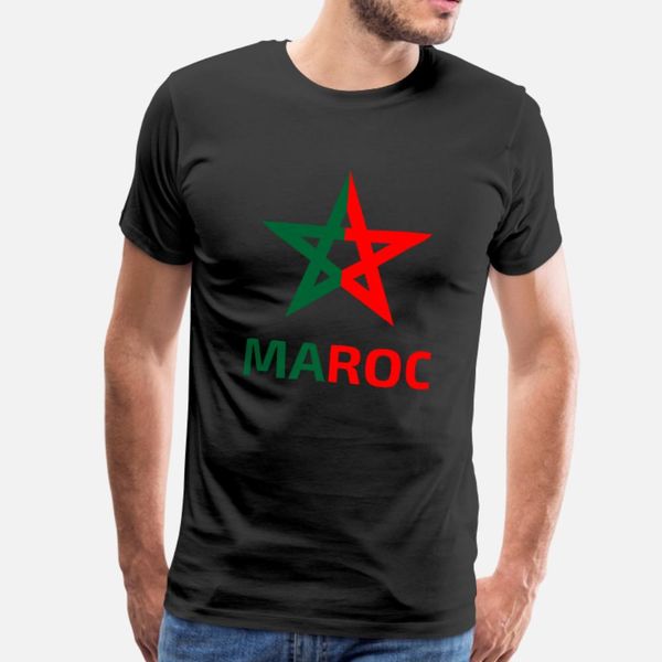 maroc t shirt men design cotton s-xxxl outfit anti-wrinkle new fashion summer letters shirt