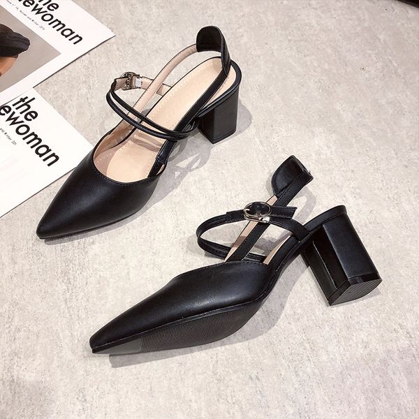 comfort shoes for women female sandal block heels buckle strap closed toe sandals med 2020 summer all-match comfort block, Black
comfort shoes for women female sandal block heels buckle strap closed toe sandals med 2020 summer all-match comfort block, Black