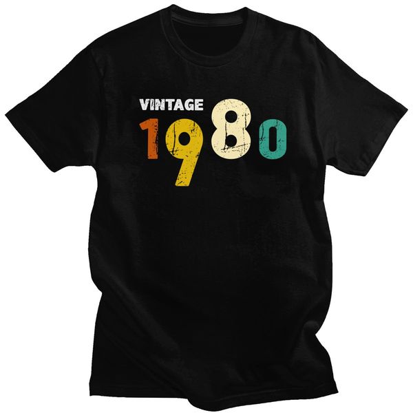 vintage born in 1980 birth year gift tshirt men short sleeved 40th 40 years old birthday gift summer tee 100% cotton shirt merch
vintage born in 1980 birth year gift tshirt men short sleeved 40th 40 years old birthday gift summer tee 100% cotton shirt merch