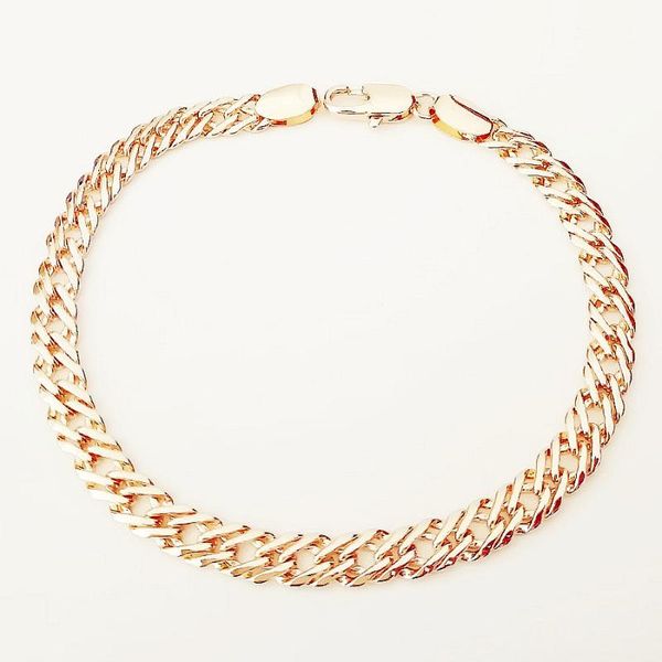men bracelet new trendy rose 585 gold color men jewelry bracelet copper 5mm 21cm long factory direct, Black
men bracelet new trendy rose 585 gold color men jewelry bracelet copper 5mm 21cm long factory direct, Black