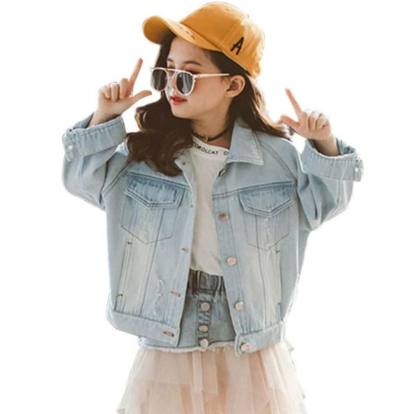 children's jacket floral print denim jacket for girls letter hole girl spring autumn fashion girls clothes for 8 10 12 14, Blue;gray
children's jacket floral print denim jacket for girls letter hole girl spring autumn fashion girls clothes for 8 10 12 14, Blue;gray