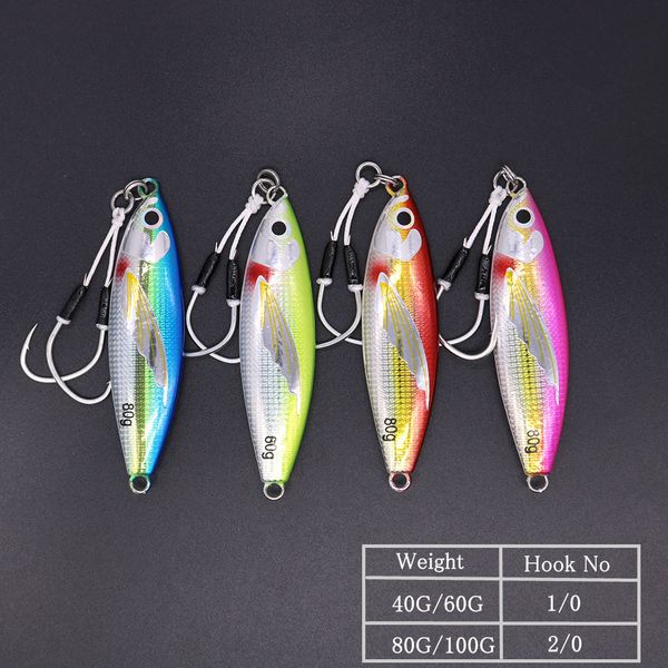 castfun 40g 60g 80g 100g 4pc/lot sea fishing lures glow slow jigging casting jig metal jig with fishing hook artificial baits t200820
castfun 40g 60g 80g 100g 4pc/lot sea fishing lures glow slow jigging casting jig metal jig with fishing hook artificial baits t200820