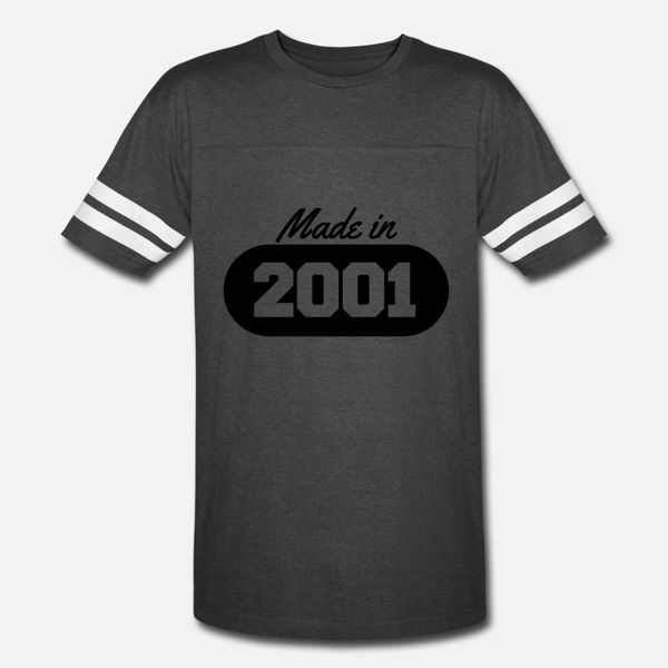 made in 2001 t shirt men customized 100% cotton o-neck costume anti-wrinkle funny summer letter shirt
made in 2001 t shirt men customized 100% cotton o-neck costume anti-wrinkle funny summer letter shirt