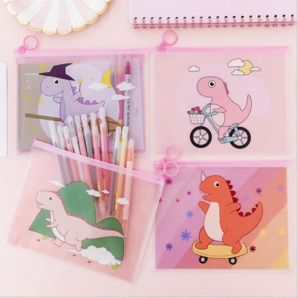 cute dinosaur pencil case kawaii pvc transparent document bag multifunction cosmetic storage bag student stationery friend gift
cute dinosaur pencil case kawaii pvc transparent document bag multifunction cosmetic storage bag student stationery friend gift