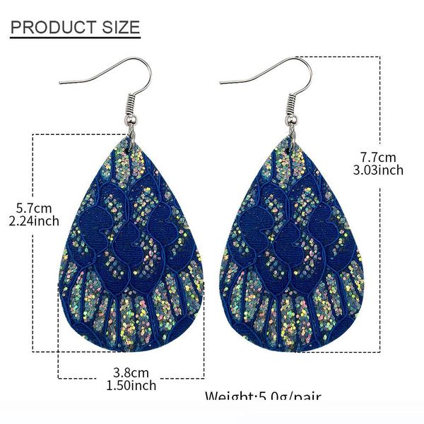 dangle earrings for women trendy long pu leather glitter sparkly lace shape drop earrings fashion jewelry, Silver
dangle earrings for women trendy long pu leather glitter sparkly lace shape drop earrings fashion jewelry, Silver