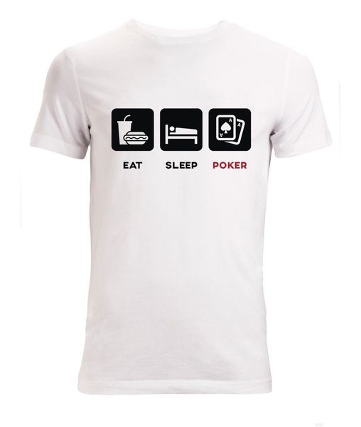 2019 new summer men fashion eat sleep poker player's slogan men's (woman's available) t shirt white tee shirt
2019 new summer men fashion eat sleep poker player's slogan men's (woman's available) t shirt white tee shirt