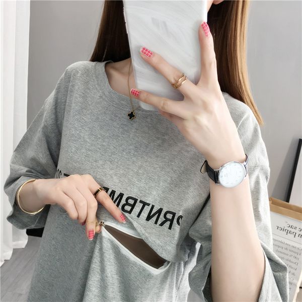 pregnant women go out wearing brief casual breastfeeding dress big size clothes for nursing mothers pregnancy clothes 19062, White
pregnant women go out wearing brief casual breastfeeding dress big size clothes for nursing mothers pregnancy clothes 19062, White