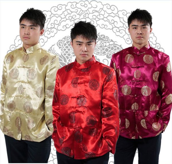 traditional plus size cheongsam man suits tang suit men in collar suit jacket for traditional mens chinese clothing, Red
traditional plus size cheongsam man suits tang suit men in collar suit jacket for traditional mens chinese clothing, Red