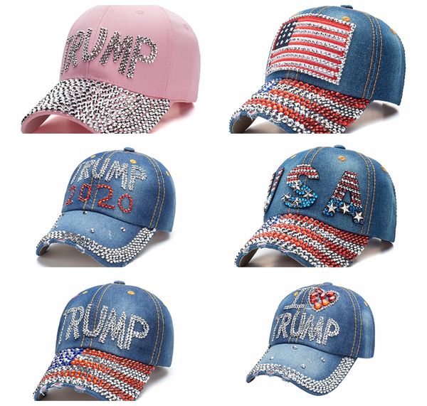 trump 2020 baseball cap usa hat election campaign hat cowboy diamond cap adjustable snapback women denim diamond hat 6 colors ka001
trump 2020 baseball cap usa hat election campaign hat cowboy diamond cap adjustable snapback women denim diamond hat 6 colors ka001