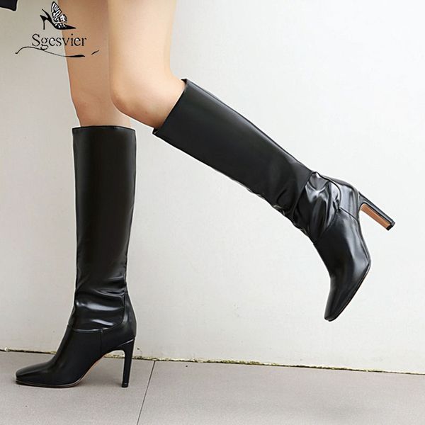 boots sgesvier 2021 knee high fashion square toe heels ladies shoes winter solid color women black yellow big size
boots sgesvier 2021 knee high fashion square toe heels ladies shoes winter solid color women black yellow big size