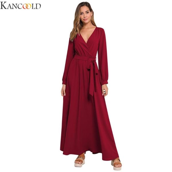 kancoold deep v wine red velvet long sleeve long loose slim frool lenth elegant elegant evening party dress with belt, Black;gray
kancoold deep v wine red velvet long sleeve long loose slim frool lenth elegant elegant evening party dress with belt, Black;gray