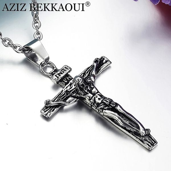 pendant necklaces cross for women men luxury jesus necklace women/men stainless steel jewelry inri crucifix piece pendants, Silver
pendant necklaces cross for women men luxury jesus necklace women/men stainless steel jewelry inri crucifix piece pendants, Silver