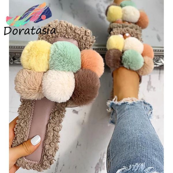 doratasia concise brand flat shoes low heel summer leisure slippers women new ins unique decorating slides, Black
doratasia concise brand flat shoes low heel summer leisure slippers women new ins unique decorating slides, Black