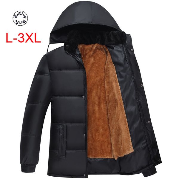 woxingwosu men's and women's hooded parkas, winter clothes, cotton padded jacket, size l to 3xl, Black
woxingwosu men's and women's hooded parkas, winter clothes, cotton padded jacket, size l to 3xl, Black