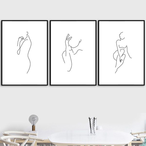 nordic minimalism line sketch wall art canvas painting posters and prints black white wall pictures for living room wall decor
nordic minimalism line sketch wall art canvas painting posters and prints black white wall pictures for living room wall decor