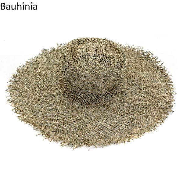 bauhinia summer outdoor seaside beach hat all match sun hat large eaves straw block uv protection, Blue;gray
bauhinia summer outdoor seaside beach hat all match sun hat large eaves straw block uv protection, Blue;gray