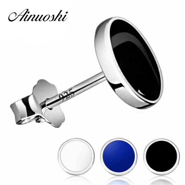 stud selling earrings trendy 925 solid sterling silver 3 colours round enamel for women & men pendientes, Golden;silver
stud selling earrings trendy 925 solid sterling silver 3 colours round enamel for women & men pendientes, Golden;silver