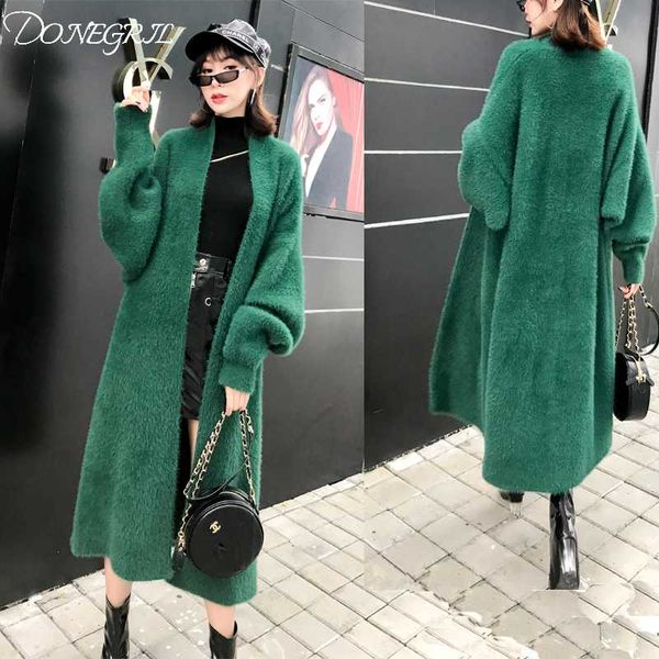 autumn winter thicken faux mink cashmere long cardigan women green sweater jacket female knit cardigan sweaters coat women, Black
autumn winter thicken faux mink cashmere long cardigan women green sweater jacket female knit cardigan sweaters coat women, Black