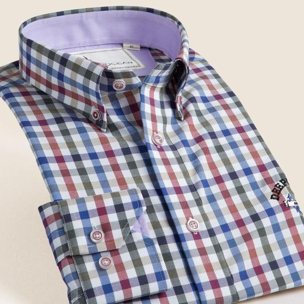 deepocean oxford men's long sleeve shirt plaid korean slim casual shirt wash button, White;black
deepocean oxford men's long sleeve shirt plaid korean slim casual shirt wash button, White;black