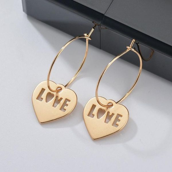 new arrival love letters heart big earrings gold fashion jewelry trendy beautiful wedding long earrings jewelry for women, Silver
new arrival love letters heart big earrings gold fashion jewelry trendy beautiful wedding long earrings jewelry for women, Silver