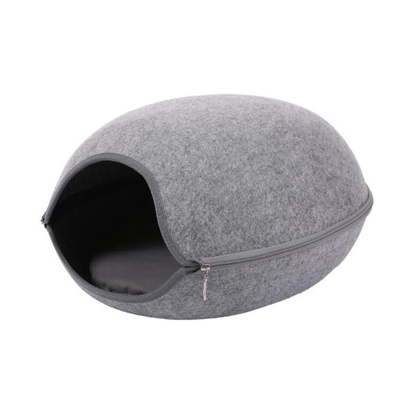 cat beds & furniture natural felt pet cave zipper detachable bed with cushion gray house for pets accessories outdoor or indoor
cat beds & furniture natural felt pet cave zipper detachable bed with cushion gray house for pets accessories outdoor or indoor
