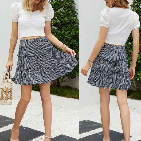 summer skirt elastic waist casual high waist pleated printed skirt ruffle black
summer skirt elastic waist casual high waist pleated printed skirt ruffle black