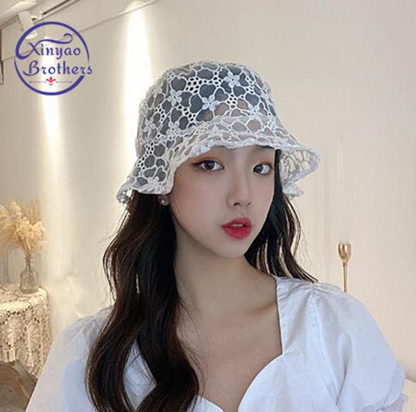 new arriva lkorean fashion lace black bucket hat summer sun hats for women hollow flower fishermen hat casual lady bucket, Blue;gray
new arriva lkorean fashion lace black bucket hat summer sun hats for women hollow flower fishermen hat casual lady bucket, Blue;gray