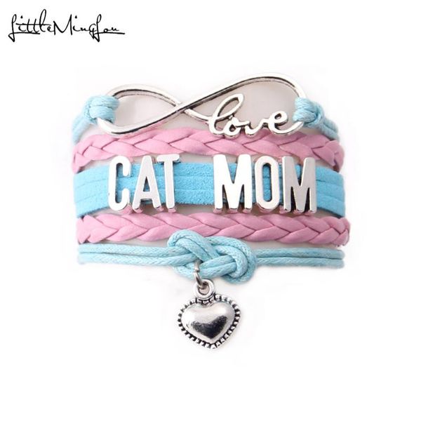little minglou infinity love cat mom bracelet heart charm leather wrap bracelets & bangles for women jewelry pet hobby bracelet, Red;blue
little minglou infinity love cat mom bracelet heart charm leather wrap bracelets & bangles for women jewelry pet hobby bracelet, Red;blue