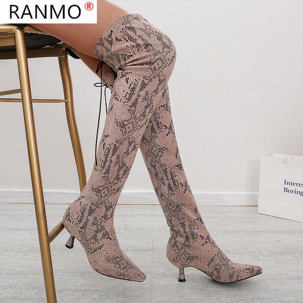 long boots women leopard grain serpentine high heel boots pointed toe club thigh high over-the-knee women shoes, Black
long boots women leopard grain serpentine high heel boots pointed toe club thigh high over-the-knee women shoes, Black