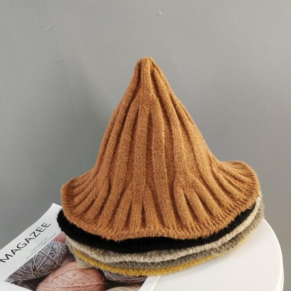new modern witch hat for women winter knitted bucket hat foldable costume sharp solid colors warm fisherman cap, Blue;gray
new modern witch hat for women winter knitted bucket hat foldable costume sharp solid colors warm fisherman cap, Blue;gray