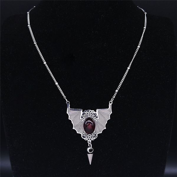 2020 fashion gothic vampire bat stainless steel neckless for women silver color necklaces jewelry necklace chain n4031s02
2020 fashion gothic vampire bat stainless steel neckless for women silver color necklaces jewelry necklace chain n4031s02
