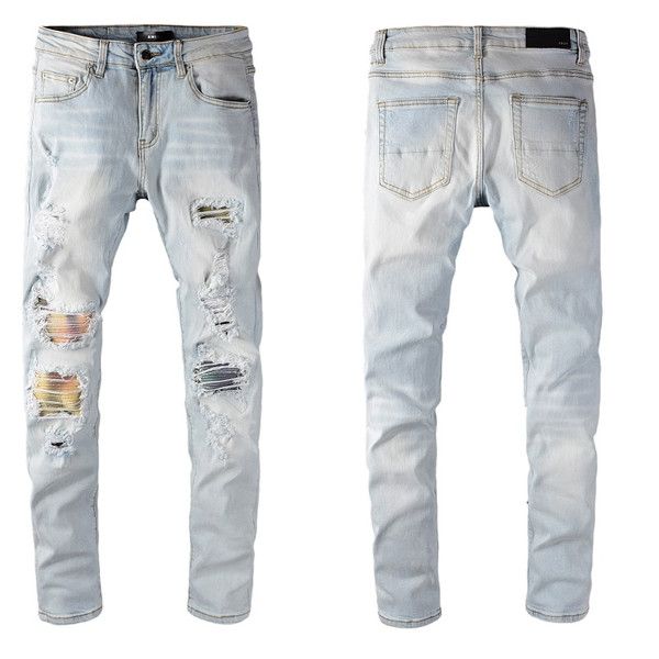 mens jeans solid color distressed biker cool jeans fashion slim ripped washed pencil pants mens jeans knee hole hiphop ripped pants, Blue
mens jeans solid color distressed biker cool jeans fashion slim ripped washed pencil pants mens jeans knee hole hiphop ripped pants, Blue