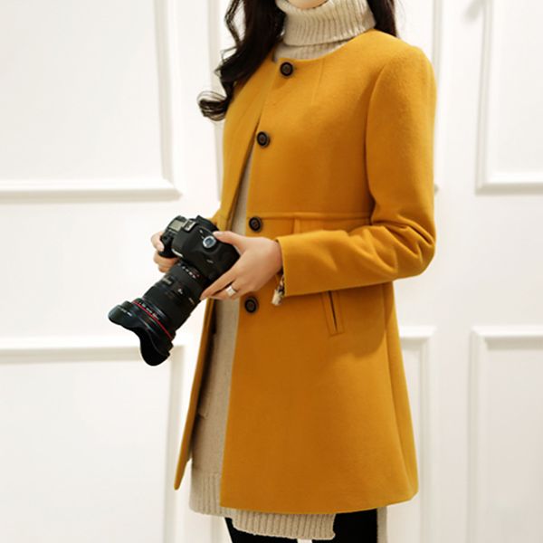 women long woolen coat autumn winter thick warm wind-proof trench coats fashion korean style o neck casual outerwear plus size, Black
women long woolen coat autumn winter thick warm wind-proof trench coats fashion korean style o neck casual outerwear plus size, Black